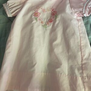 The Yellow Lamb Embroidered Heart Dress/Day gown